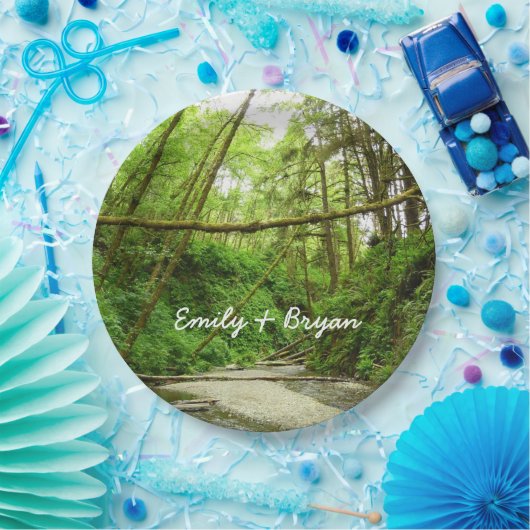 Fern Canyon I im Redwood National Park Pappteller (Party)