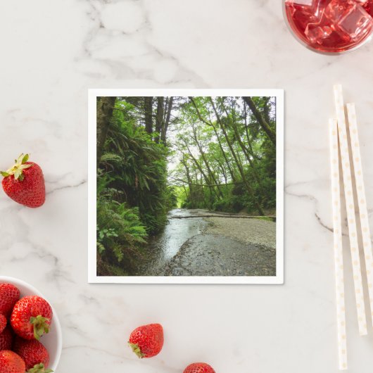 Fern Canyon II im Redwood-Nationalpark Serviette (Beispiel)