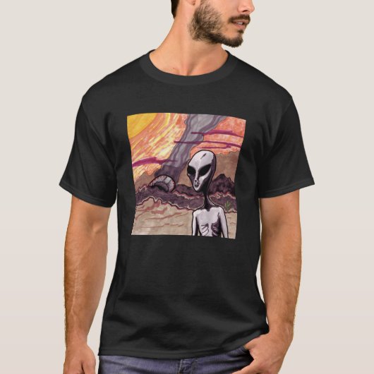 Fern der Heimat - UFO T-Shirt (Vorderseite)