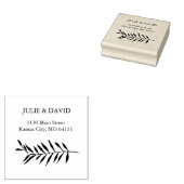 Fern-Design-Briefmarke Gummistempel (Stempel)