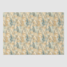 Fern & Eucalyptus Skeletts Leaf Decoupage Paper