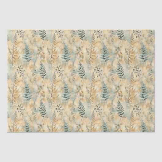 Fern & Eucalyptus Skeletts Leaf Decoupage Paper Seidenpapier (Vorderseite)