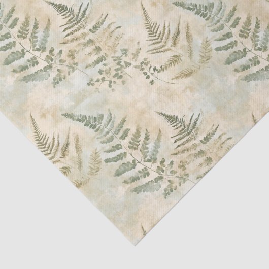 Fern & Eucalyptus Skeletts Leaf Decoupage Paper Seidenpapier (Detail)