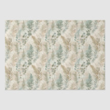Fern & Eucalyptus Skeletts Leaf Decoupage Paper