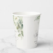 Fern Eukalyptus Greenerage Foliage Brautparty Pappbecher (Rechts)