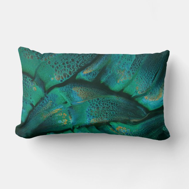 Fern Fantasy Throw Pillow Lendenkissen (Vorderseite)
