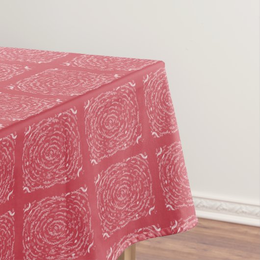 Fern Feather and Garland Swirl Cotton Tablecloth Tischdecke (Beispiel)