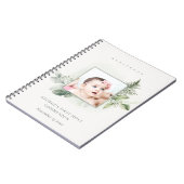 Fern Foliage Foto First Holy Communy Gästebuch Notizblock (Linke Seite)