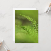 Fern Frond Foto Karte (Vorderseite/Rückseite Beispiel)
