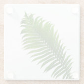 Fern frond glasuntersetzer (Rückseite)