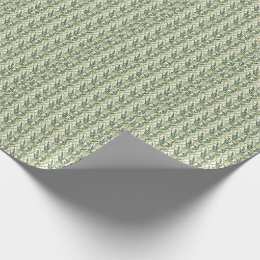 Fern Fronds Geschenkpapier (Ecke)