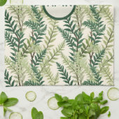 Fern Fronds Geschirrtuch (Gefaltet)