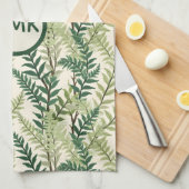 Fern Fronds Geschirrtuch (Viertel Falte)