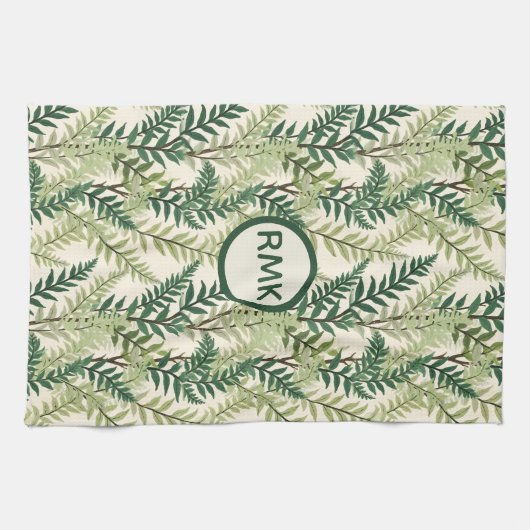 Fern Fronds Geschirrtuch (Horizontal)