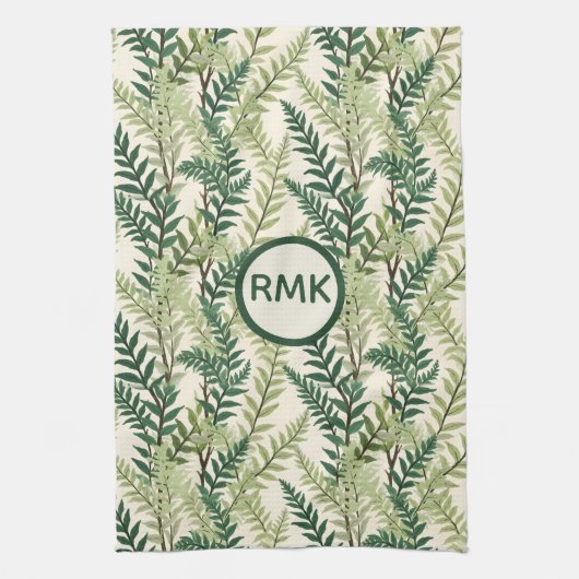 Fern Fronds Geschirrtuch (Vertikal)
