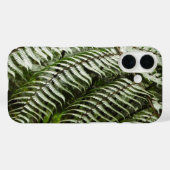 Fern Fronds II Dunkle grüne Natur Case-Mate iPhone Hülle (Rückseite (Horizontal))