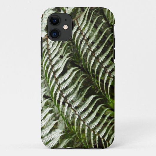 Fern Fronds II Dunkle grüne Natur Case-Mate iPhone Hülle (Rückseite)