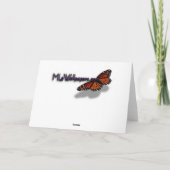 Fern Fronds II Dunkle grüne Natur Karte (Rückseite)