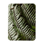Fern Fronds II Dunkle grüne Natur Magnet (Vertikal)