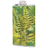 Fern, Fronten, Blumengrün, goldgelb Flachmann (Links)