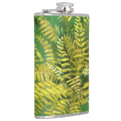 Fern, Fronten, Blumengrün, goldgelb Flachmann (Rechts)