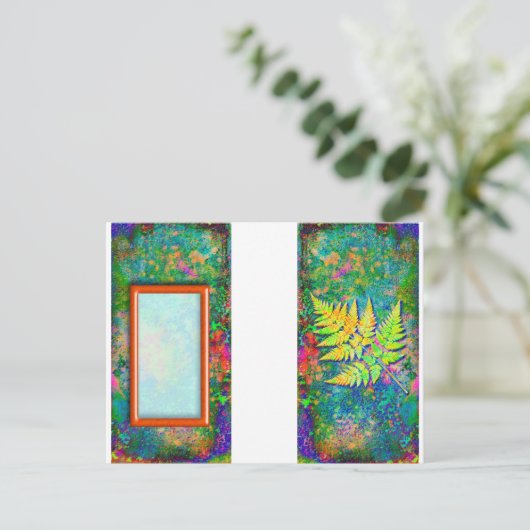 Fern-Gepäckmarke Postkarte (Stehend Vorderseite)