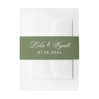 Fern Green Elegant Wedding