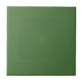Fern Green Solid Color | Classic | elegant Fliese (Vorderseite)