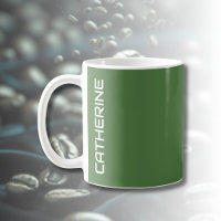 Fern Green Solid Color Personalisiert