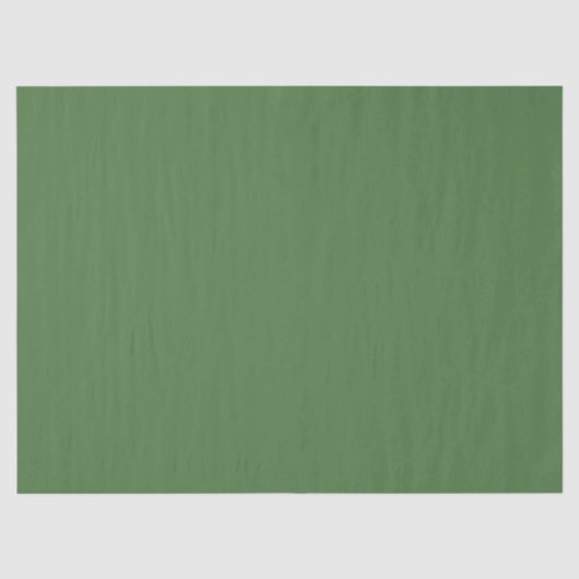 Fern Green Solid Color Seidenpapier (Vorderseite)