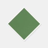 Fern Green Solid Color Serviette (Ecke)