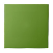Fern Green Solid Color Tile Fliese (Vorderseite)