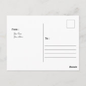 Fern Green Wedding Ring Wedding Danke Postcard Postkarte (Rückseite)