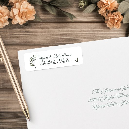 Fern Green Willow Branch Elegante Hochzeit