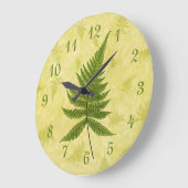 Fern Große Wanduhr (Winkel)