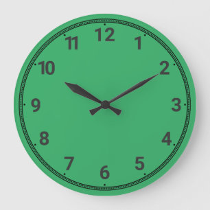 Fern grün große wanduhr