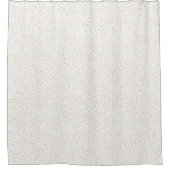 Fern-, Grün- und Orangendosen Duschvorhang (Vorderseite)