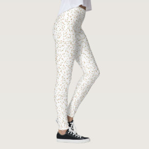 Fern-, Grün- und Orangendosen Leggings