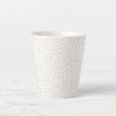 Fern-, Grün- und Orangendosen Milchtasse (Vorderseite)