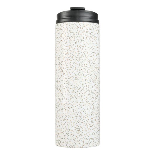 Fern-, Grün- und Orangendosen Thermosbecher (Vorderseite)