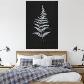 Fern - Gymnogramma Chrysophylla. Röntgeneffekt - 0 Leinwanddruck (Insitu (Schlafzimmer))