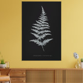 Fern - Gymnogramma Chrysophylla. Röntgeneffekt - 0 Leinwanddruck (Insitu (Wohnzimmer))