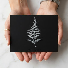 Fern - Gymnogramma Chrysophylla. Röntgeneffekt - 0 Postkarte