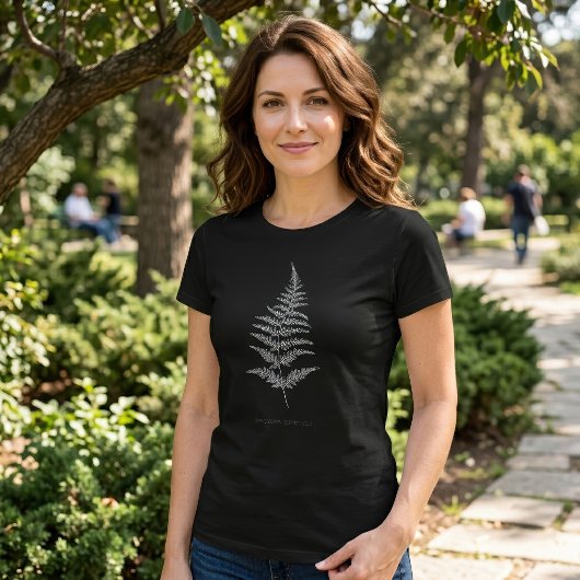 Fern - Gymnogramma Chrysophylla. Röntgeneffekt - 0 T-Shirt