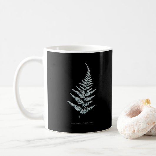 Fern - Gymnogramma L’herminieri. Röntgeneffekt - 0 Kaffeetasse (Mit Donut)