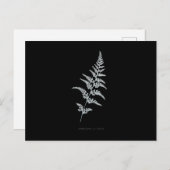 Fern - Gymnogramma Sulphurea - Röntgenwirkung - 03 Postkarte (Vorne/Hinten)