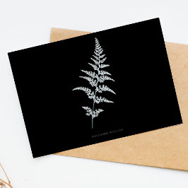 Fern - Gymnogramma Sulphurea - Röntgenwirkung - 03 Postkarte