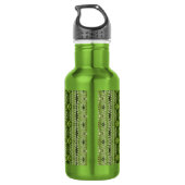 Fern Ikat 11 Edelstahlflasche (Rückseite)