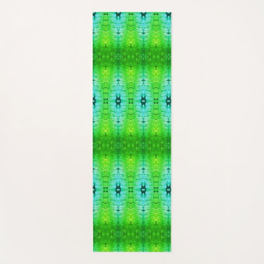 Fern Ikat 2 x GL Yogamatte (Vorderseite)