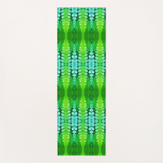 Fern Ikat 3 x GL Yogamatte (Vorderseite)